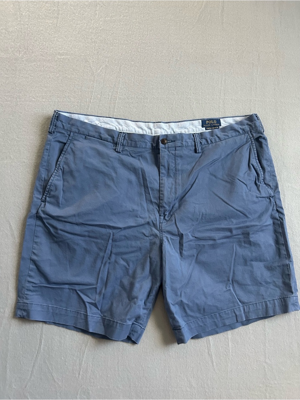 Polo Ralph Lauren Men's Stretch Classic Fit Chino Shorts Sz 42 Blue